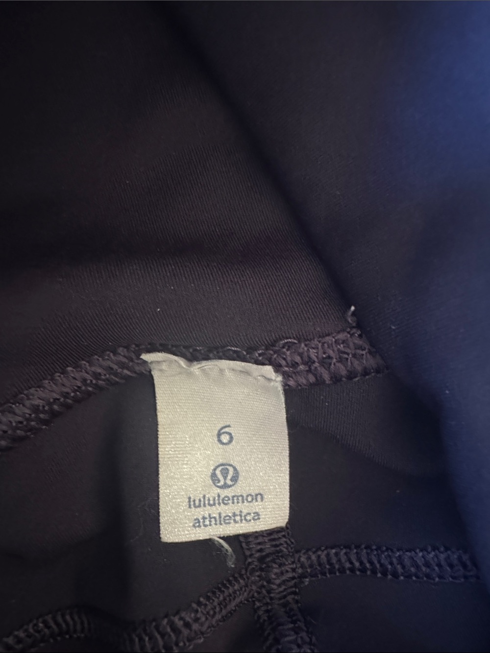 Used Lululemon Fast & Free 7/8 Tight-Nulux 25")-Black Grape-Excellent Condition. - Picture 7 of 12